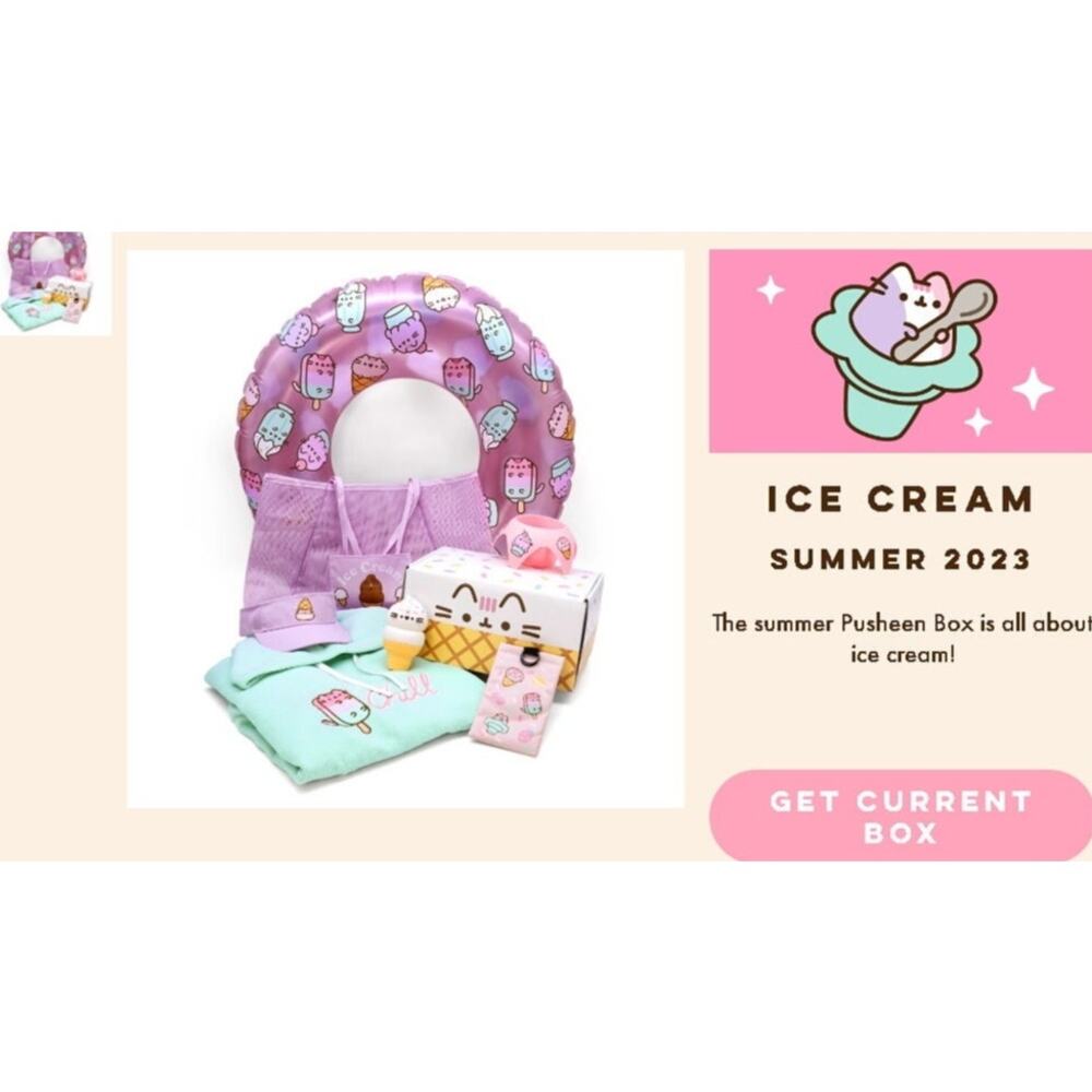 Summer 2023 Ice Cream Pusheen Box